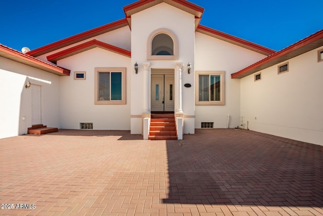 30124 N 174th St, Rio Verde, AZ 85263 - mediterranean / spanish-style home featuring stucco siding and french doors