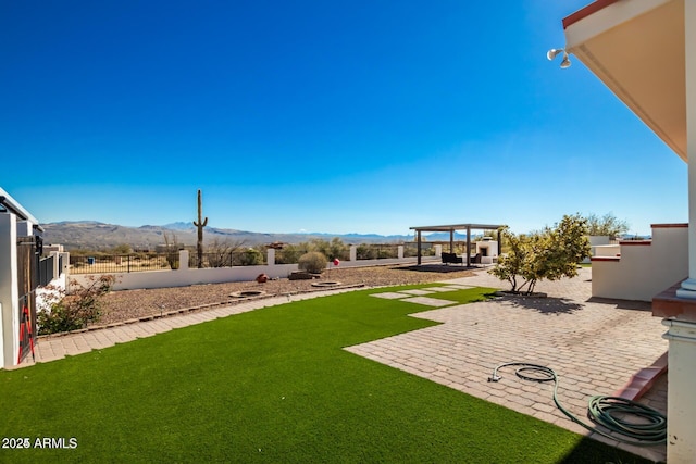 30124 N 174th St, Rio Verde, AZ 85263 - view of yard featuring a mountain view and a patio area