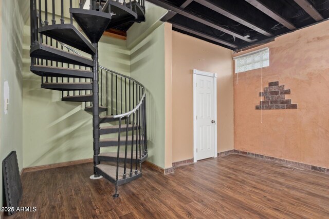 30124 N 174th St, Rio Verde, AZ 85263 - staircase with wood finished floors and baseboards