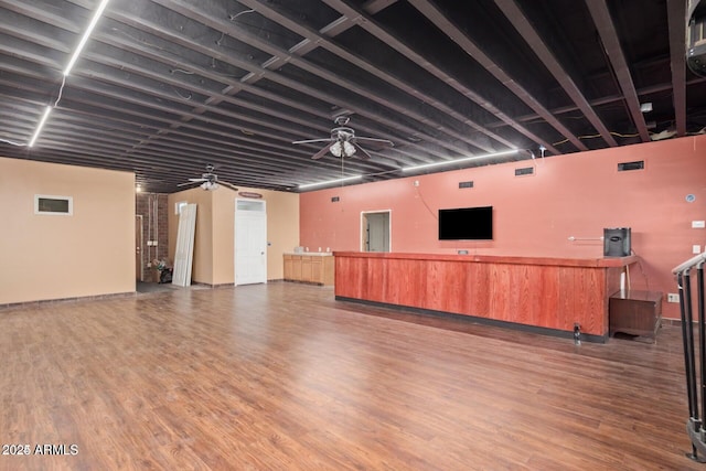 30124 N 174th St, Rio Verde, AZ 85263 - miscellaneous room with ceiling fan and wood finished floors