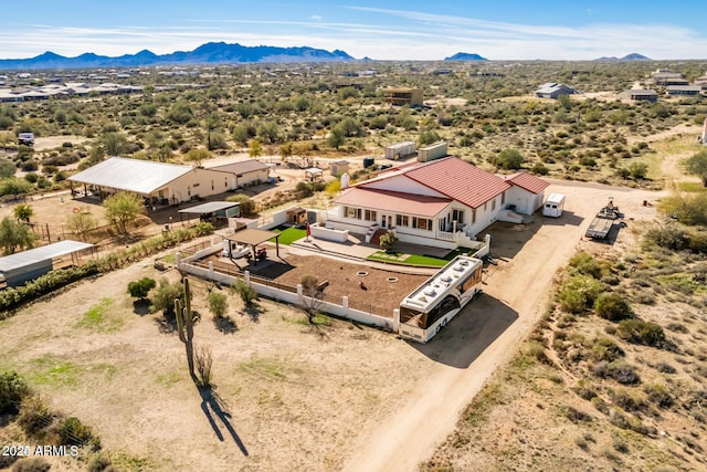 30124 N 174th St, Rio Verde, AZ 85263 - aerial view of sparsely populated area featuring mountains and a desert landscape