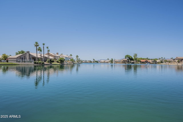 water view with a residential view