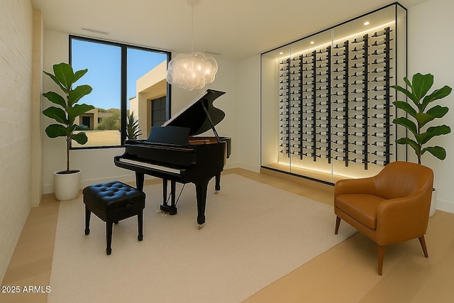 24779 N 91st St, Scottsdale, AZ 85255 - sitting room featuring a chandelier and baseboards