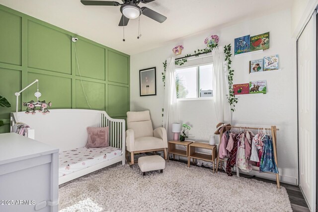 325 E Harmony Ave, Mesa, AZ 85210 - bedroom featuring a ceiling fan
