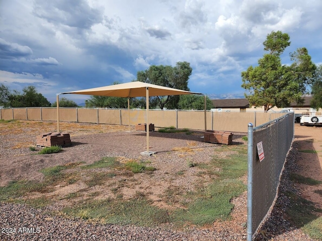 view of play area