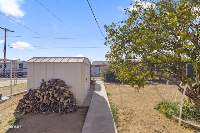 view of outdoor structure