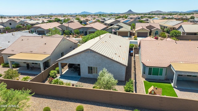 3655 N Astoria Dr, Florence, AZ 85132 - aerial perspective of suburban area featuring a mountainous background