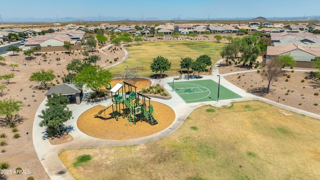 3655 N Astoria Dr, Florence, AZ 85132 - aerial view of residential area featuring a community park