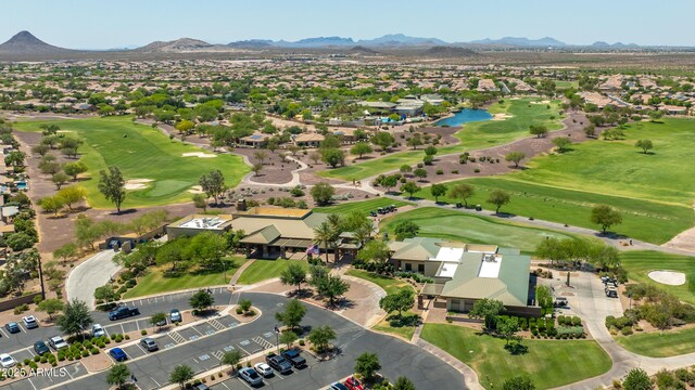 3655 N Astoria Dr, Florence, AZ 85132 - aerial perspective of suburban area with a golf club and a water and mountain view