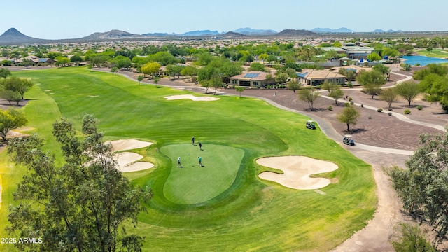 3655 N Astoria Dr, Florence, AZ 85132 - view of home's community featuring view of golf course, a residential view, and a mountain view