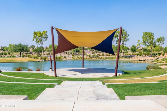 3655 N Astoria Dr, Florence, AZ 85132 - view of community with a water view and a yard