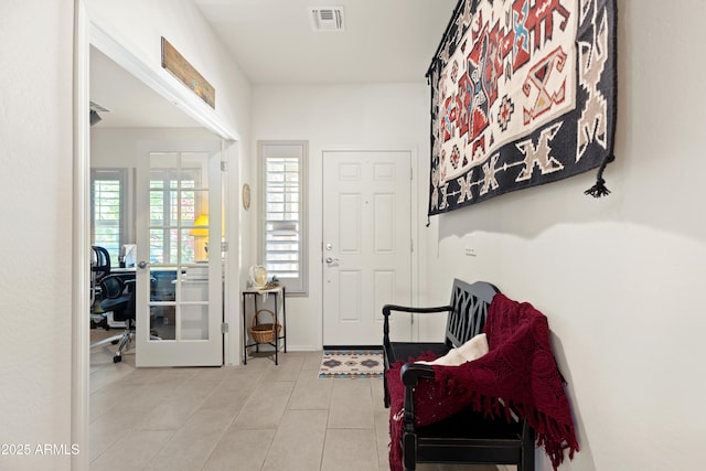 3655 N Astoria Dr, Florence, AZ 85132 - tiled foyer with french doors