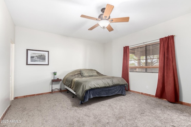 1730 W Adamanda Ct, Phoenix, AZ 85086 - carpeted bedroom with baseboards and ceiling fan