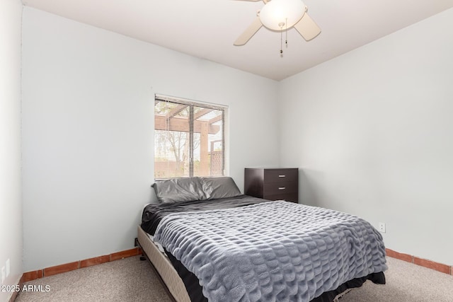 1730 W Adamanda Ct, Phoenix, AZ 85086 - bedroom with carpet flooring, baseboards, and ceiling fan