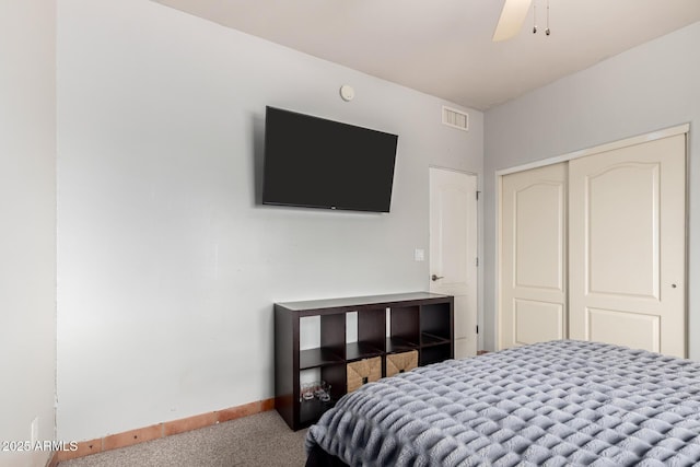 1730 W Adamanda Ct, Phoenix, AZ 85086 - bedroom with carpet flooring, baseboards, and a closet