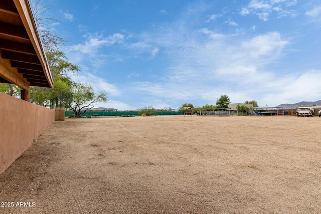 1730 W Adamanda Ct, Phoenix, AZ 85086 - view of yard featuring fence and a mountain view