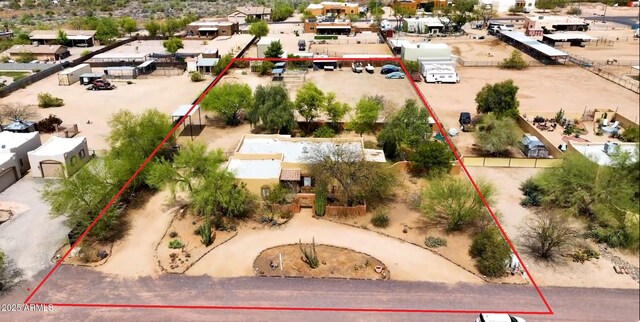 1730 W Adamanda Ct, Phoenix, AZ 85086 - aerial perspective of suburban area featuring property boundaries highlighted