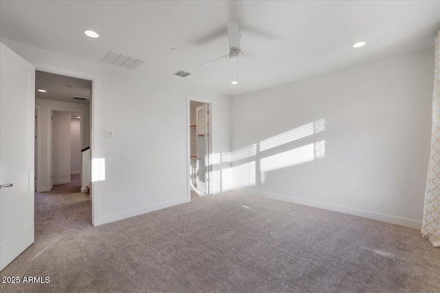 1717 E Morten Ave Unit 2, Phoenix, AZ 85020 - unfurnished room with ceiling fan and carpet floors