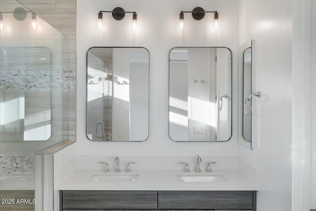 1717 E Morten Ave Unit 2, Phoenix, AZ 85020 - bathroom with a shower with door and vanity