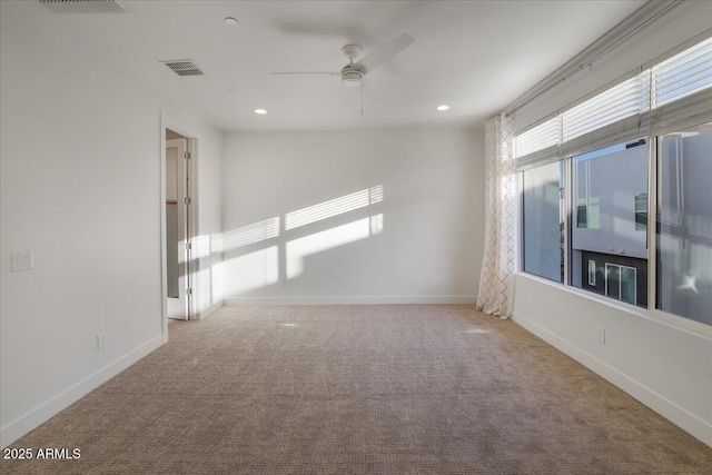 1717 E Morten Ave Unit 2, Phoenix, AZ 85020 - empty room featuring ceiling fan and carpet floors