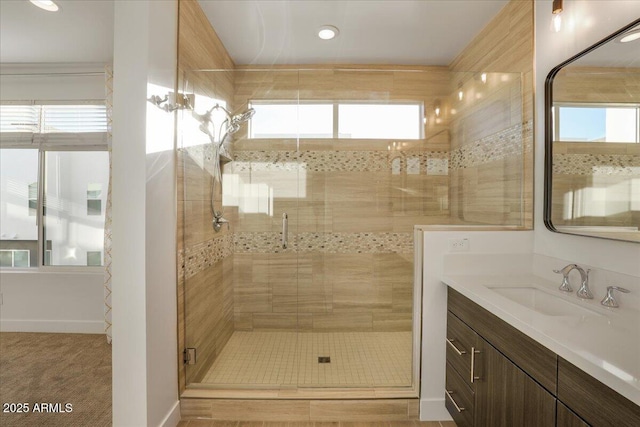 1717 E Morten Ave Unit 2, Phoenix, AZ 85020 - bathroom with vanity and walk in shower