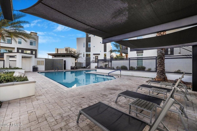 1717 E Morten Ave Unit 2, Phoenix, AZ 85020 - view of pool featuring central air condition unit and a patio area