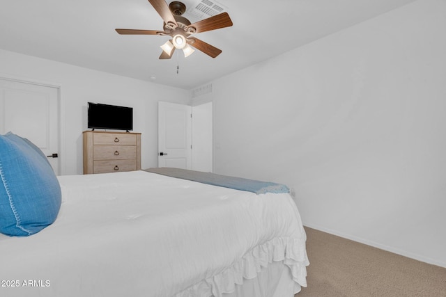 6754 E Via Rancho Rosario, Tucson, AZ 85756 - carpeted bedroom featuring baseboards and a ceiling fan