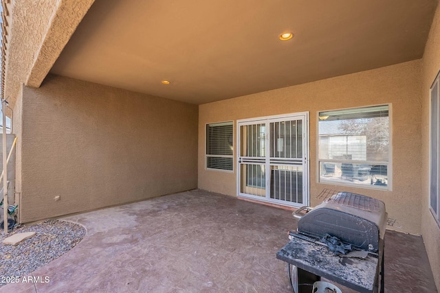 view of patio / terrace featuring grilling area