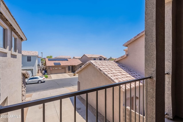 1244 S Tacoma, Mesa, AZ 85209 - balcony featuring a residential view