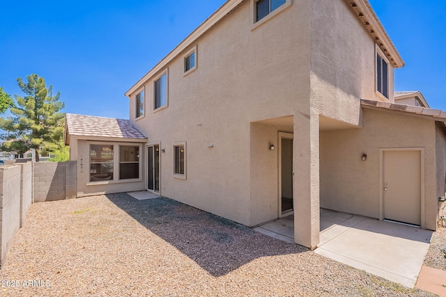 1244 S Tacoma, Mesa, AZ 85209 - rear view of house featuring a patio area, stucco siding, and fence