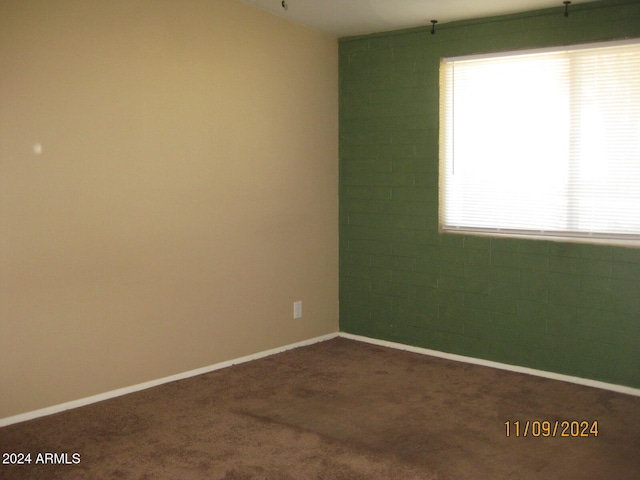 spare room with carpet flooring