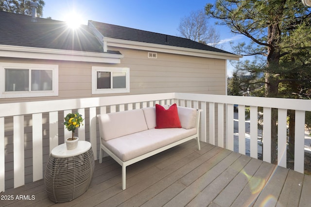 4435 E Savannah Cir, Flagstaff, AZ 86004 - view of wooden terrace