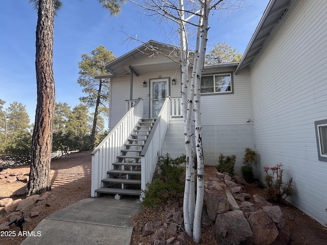 view of property entrance