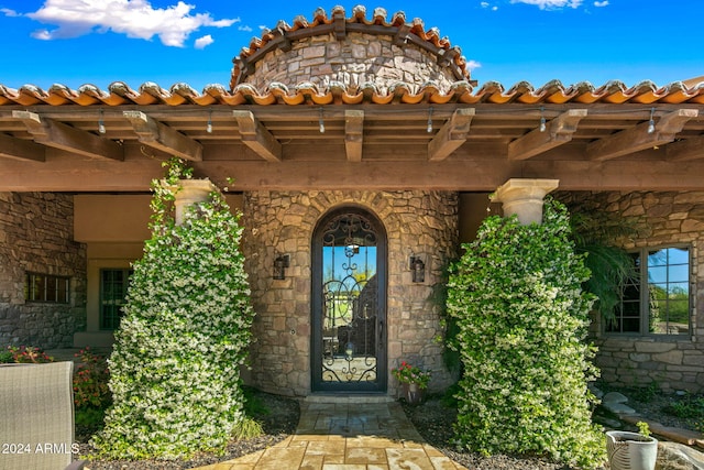 view of property entrance