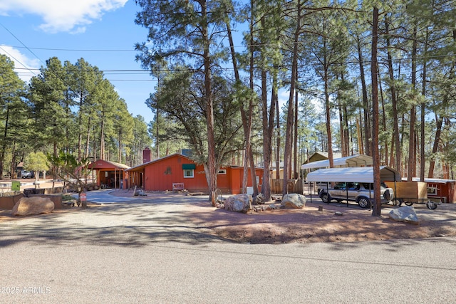 view of front of property