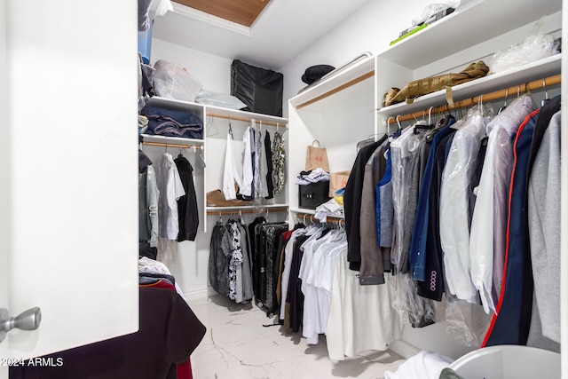 view of spacious closet