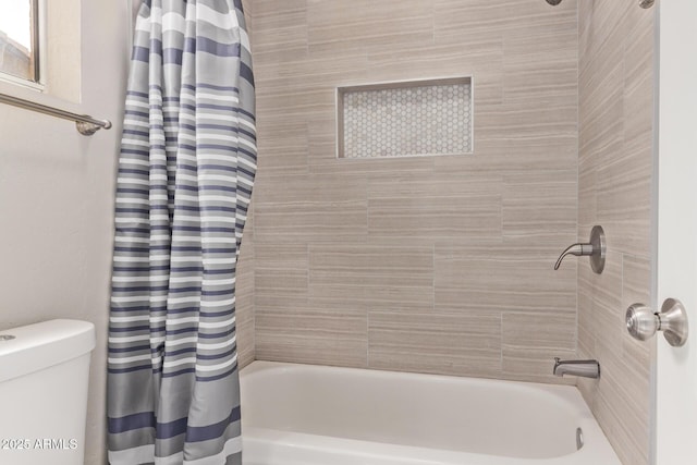 1777 W Redfield Rd, Gilbert, AZ 85233 - bathroom with shower / tub combo with curtain