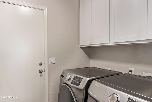 1777 W Redfield Rd, Gilbert, AZ 85233 - laundry area with washing machine and dryer and cabinet space