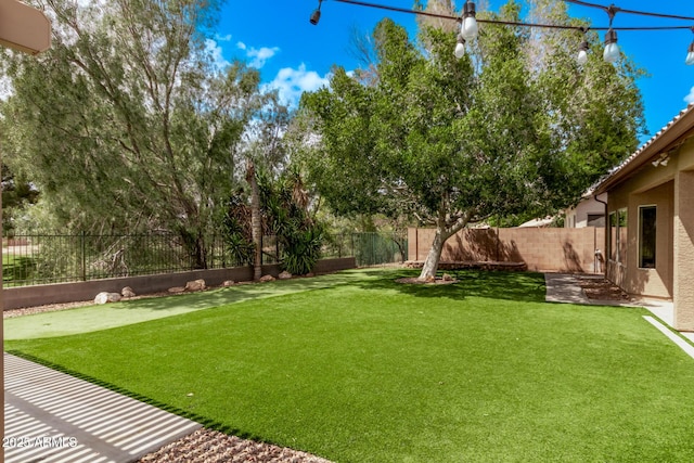 1777 W Redfield Rd, Gilbert, AZ 85233 - view of yard with a fenced backyard