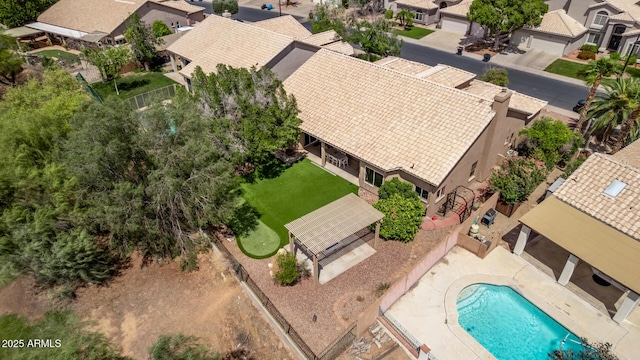 1777 W Redfield Rd, Gilbert, AZ 85233 - aerial view featuring a residential view