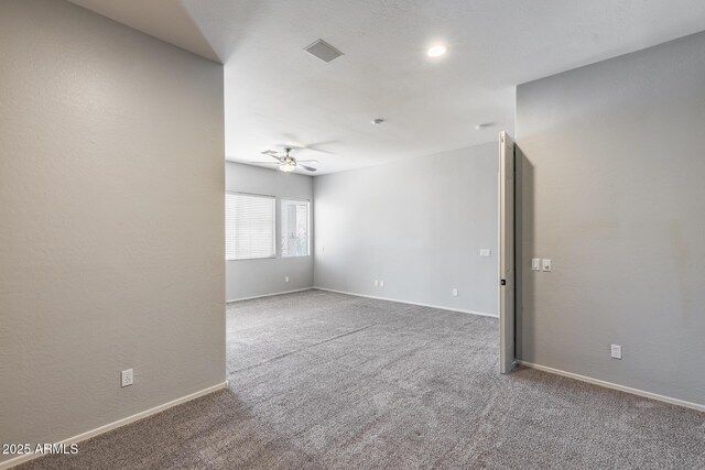 6742 W El Cortez Pl, Peoria, AZ 85383 - carpeted empty room featuring a ceiling fan and baseboards