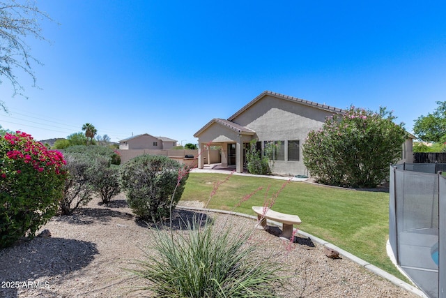 6742 W El Cortez Pl, Peoria, AZ 85383 - back of property with stucco siding and a tiled roof