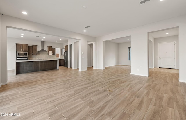 view of unfurnished living room