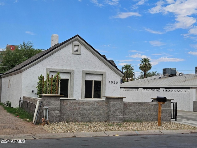 view of property exterior with central air condition unit