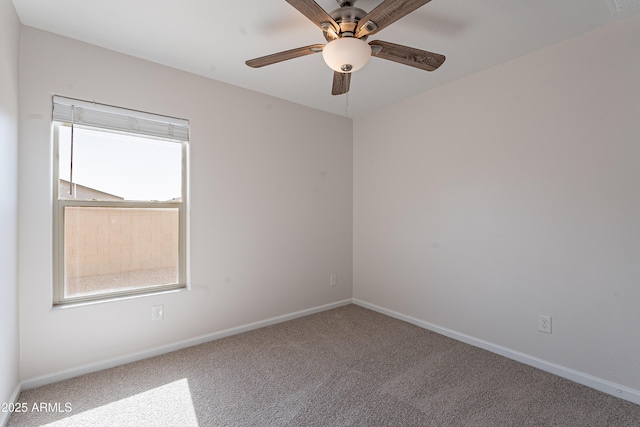 359 E Watson Pl, Casa Grande, AZ 85122 - carpeted spare room featuring a ceiling fan and baseboards