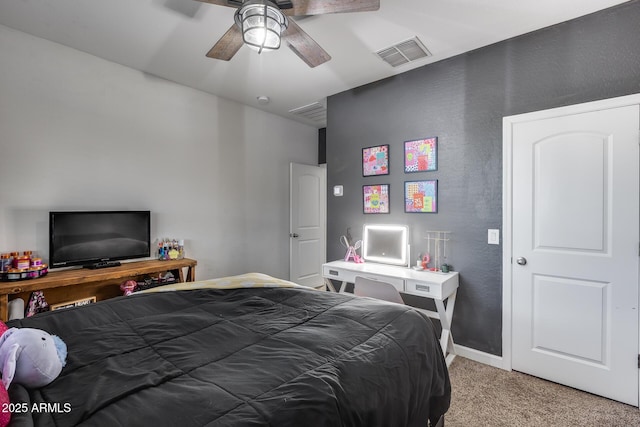 13657 W Paso Trl, Peoria, AZ 85383 - bedroom featuring carpet floors, a ceiling fan, and baseboards