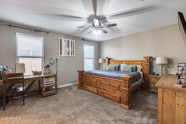 13657 W Paso Trl, Peoria, AZ 85383 - bedroom featuring carpet and a ceiling fan