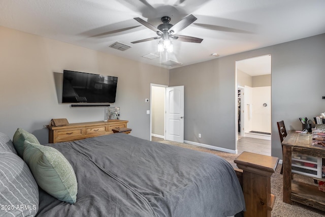 13657 W Paso Trl, Peoria, AZ 85383 - carpeted bedroom featuring baseboards and a ceiling fan