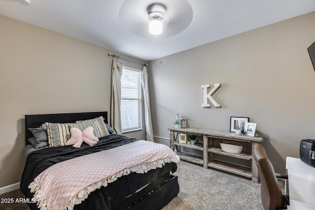 13657 W Paso Trl, Peoria, AZ 85383 - carpeted bedroom featuring a ceiling fan and baseboards