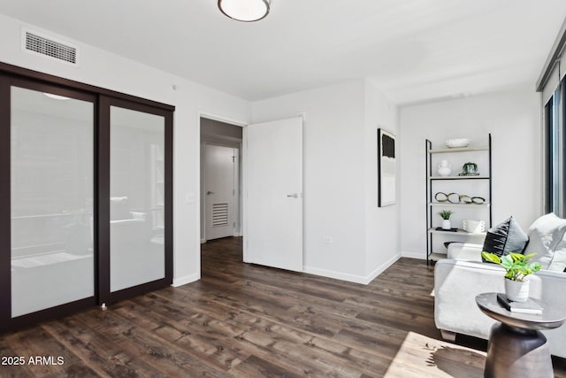 4808 N 24th St Unit 1228, Phoenix, AZ 85016 - sitting room with dark wood-type flooring